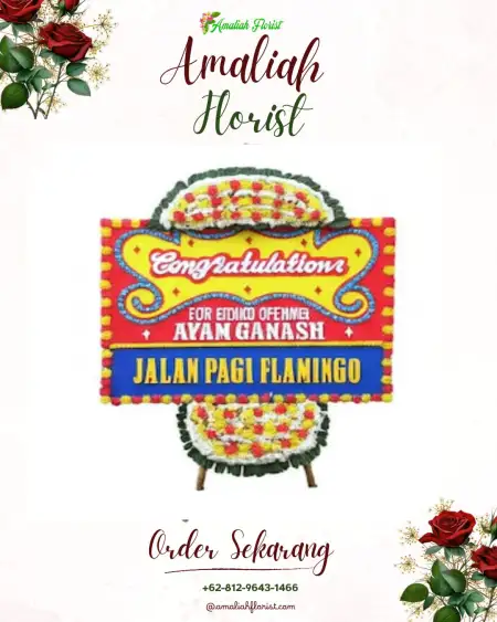 Sewa Papan Bunga Sri Melati